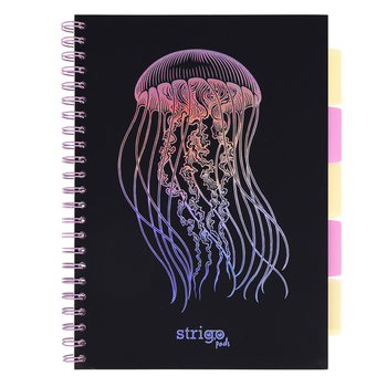 Kołozeszyt STRIGO PADS Project Book A4 z przekładkami kratka Głębiny Meduza - Strigo