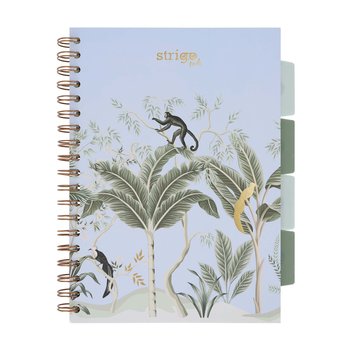 Kołozeszyt STRIGO PADS Project Book B5 kratka z przekładkami Afryka pastelowy niebieski - Strigo