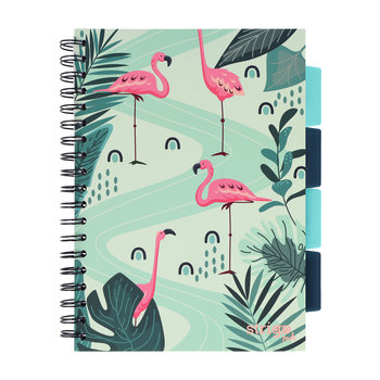 Kołozeszyt STRIGO PADS Project Book B5 kratka z przekładkami Jungla zielony - Strigo