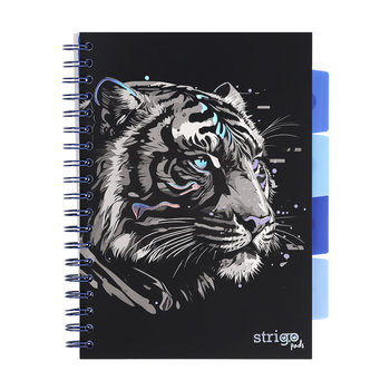 Kołozeszyt STRIGO PADS Project Book B5 kratka z przekładkami Tygrys - Strigo