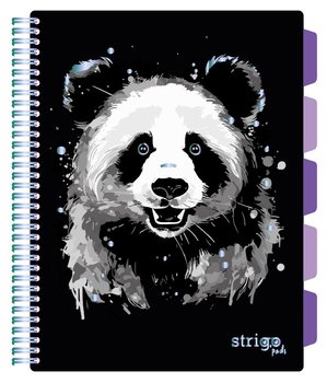 Kołozeszyt z przekładkami STRIGO PADS Project Book A4 kratka Panda - Strigo