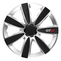 Kołpak samochodowy carbon czarno srebrny GTX 14" cali Inna marka