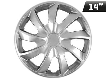 Kołpaki QUAD silver 14", 4 szt. - Carmotion