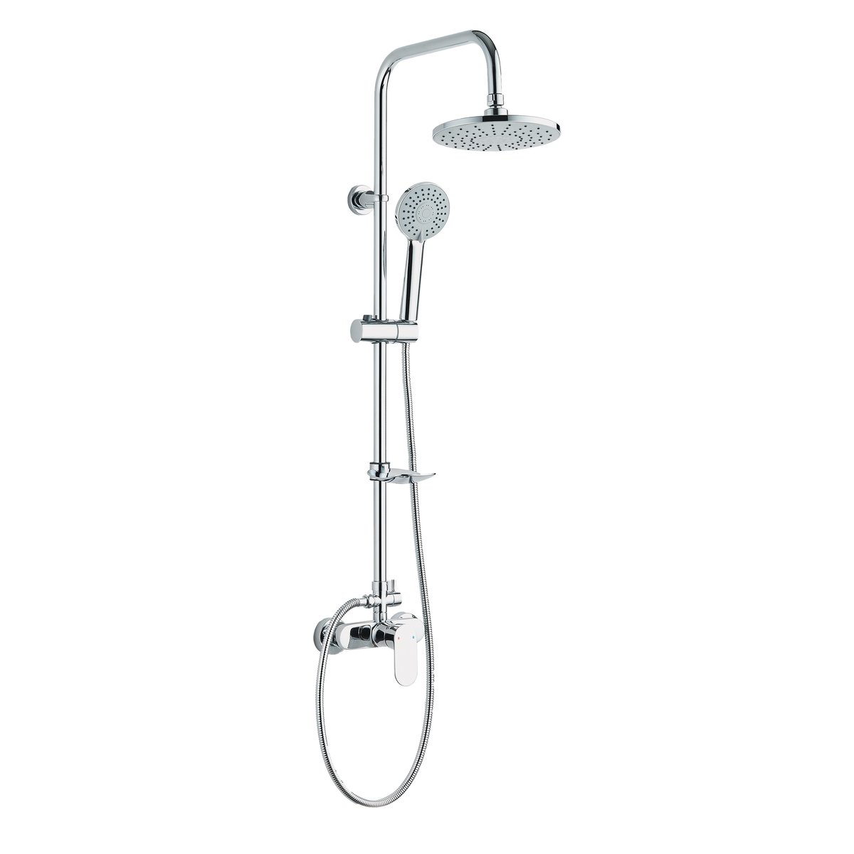 Durasan Durasan Kolumna Prysznicowa Drążek Nela Zestaw Bateria Deszczownica Chrom