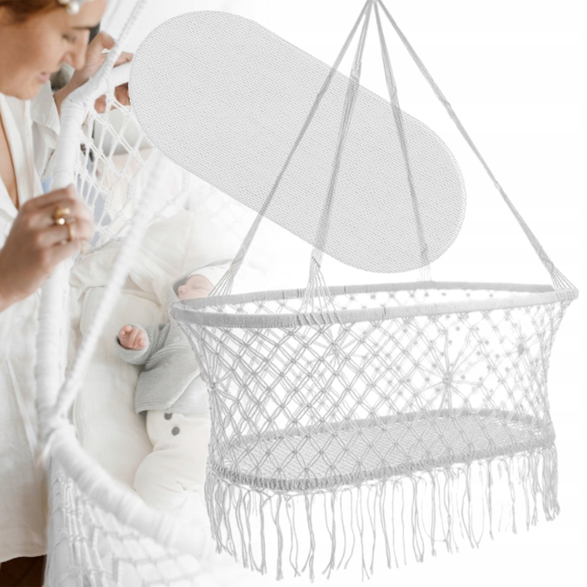 KO YSKA WISZ CA ECZKO BOHO KOSZ MOJ ESZA MAKRAMA PREZENT NA BABY ko-yska-wisz-ca-eczko-boho-kosz-moj-esza-makrama-prezent-na-baby