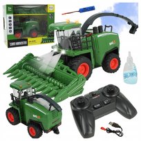 KOMBAJN ZDALNIE STEROWANY PILOTEM RC 2w1 GENERATOR DYMU + ŚWIATŁA + DŹWIĘK