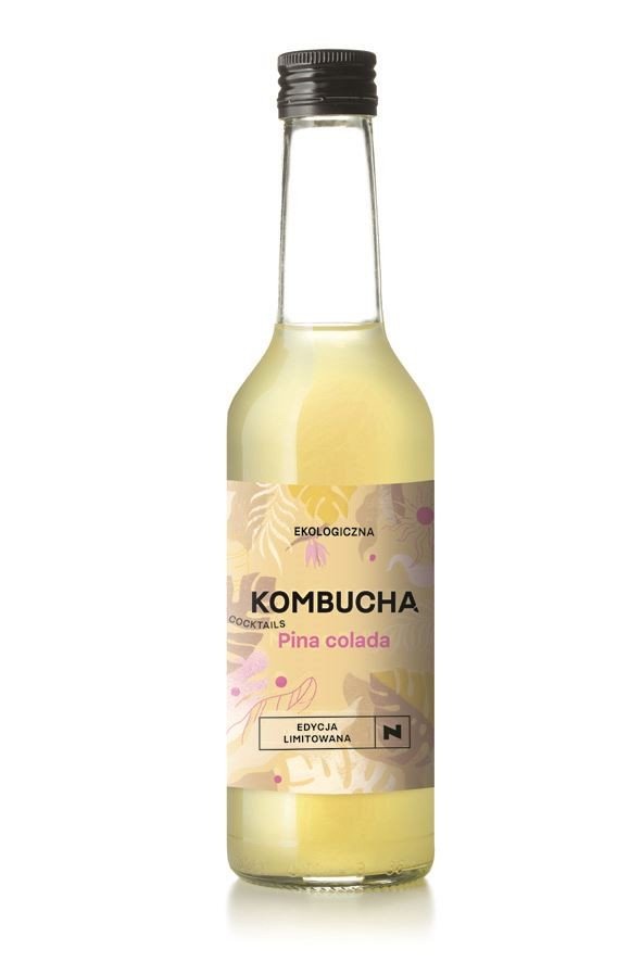 KOMBUCHA KOKTAJLOWA PINA COLADA BIO 270 ml ZAKWASOWNIA Zakwasownia Sklep
