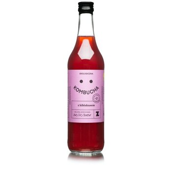 KOMBUCHA Z HIBISKUSEM BIO 270 ml - ZAKWASOWNIA - Zakwasownia