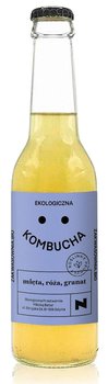 KOMBUCHA Z MIĘTĄ, RÓŻĄ I GRANATEM  BIO 270 ml - ZAKWASOWNIA - Zakwasownia