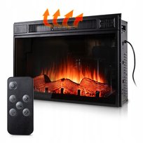 KOMINEK ŚCIENNY Z FUNKCJĄ GRZEWCZĄ DO ZABUDOWY LED 1500W