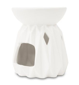Kominek Zapachowy WHITE CAVE 12cm biały ceramiczny - ART-POL