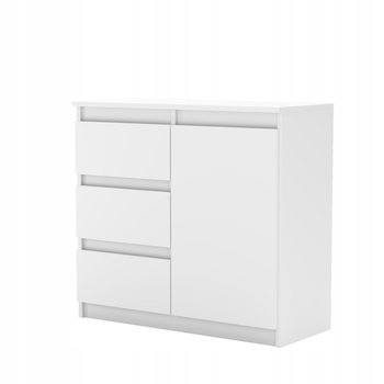 Komoda BIALA z szufladami Pojemna Szafka AGA 80cm Meble do Salonu - AZ team