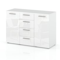 KOMODA FULL BIAŁY POŁYSK