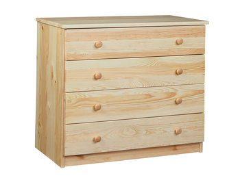 Komoda I EKO drewniana z szufladami, kolor sosnowy - Meble Doktór