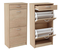 Komoda Julia 2K1S K034 Dąb Sonoma 92x50x28 cm Meble-Bestseller