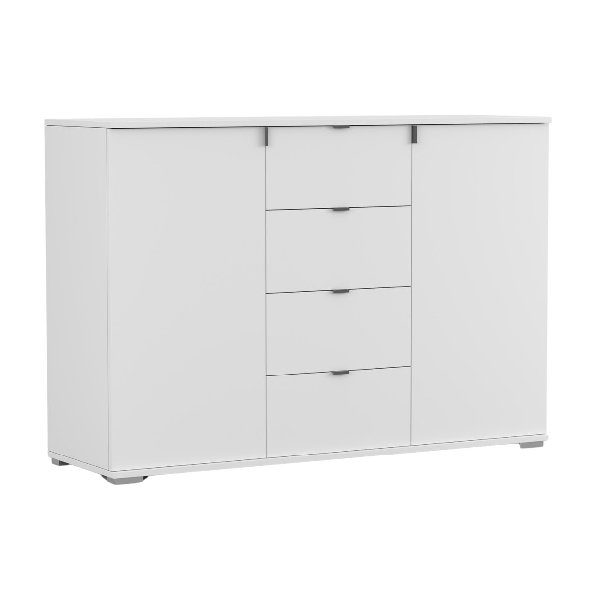 Komoda LARA 135 x 44 x 93 szuflady biała PRODUCENT