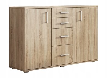 Komoda MALMO 1 130cm dąb sonoma duża szafka 4 szuflady pojemna do pokoju - inna (Inny)