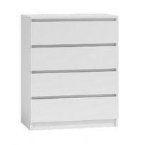 Komoda Malwa M4 Biała Szafka 4 Szuflady Do Salonu Do Sypialni Topeshop