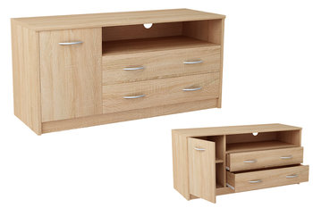 Komoda RTV R1D2S Roberto K027 Dąb Sonoma 55x110x41 cm - Meble-Bestseller