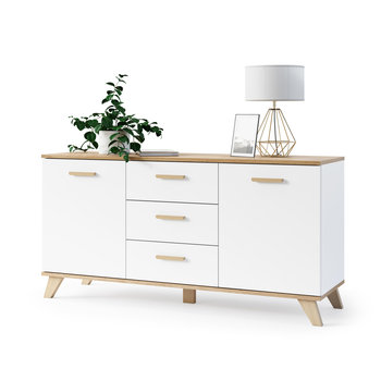 Komoda Scandi 150 cm BIAŁY WOTAN - Concordia