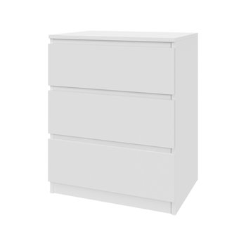 Komoda szafka AVEN 60 cm - biała - 3 szuflady - przedpokój, sypialnia - Adams Group