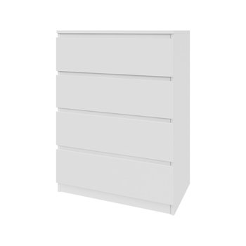 Komoda szafka  AVEN 70 cm - biała - 4 szuflady - salon, sypialnia - Adams Group