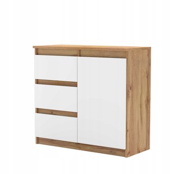 Komoda szafka z szufladami WOTAN BIALA Pojemna AGA 80cm do Sypialni RTV - AZ team