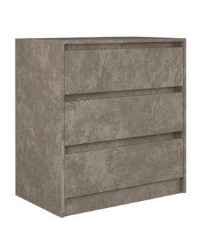 Komoda TOPESHOP Karo K3, 3 szuflady, beton, 78x70x43 cm - Topeshop