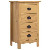 Komoda VIDAXL Hill Range, brązowa, 46x35x80 cm