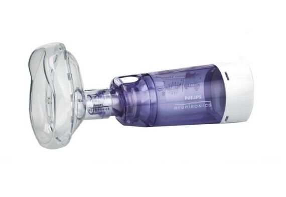 Zdjęcia - Inhalator (nebulizator) Philips Komora inhalacyjna  Respironics OptiChamber Diamond + maska mała 