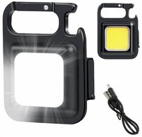 Kompaktowa LATARKA ze Stojakiem COB LED 6W czarna ZD100 Inna marka