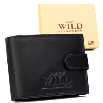 Kompaktowy skórzany portfel męski Always Wild - Always Wild