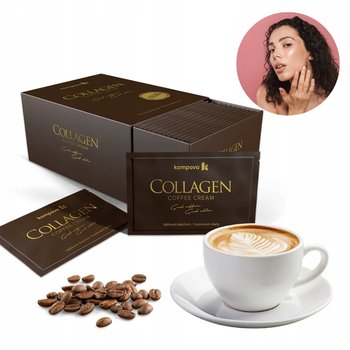 Kompava, Collagen Coffee Cream 30 Dla Kobiet Pepatydy Kolagen Na Odżywienie Skóry, 180g - Inna marka