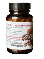 Kompleks oczyszczający z toksyn, wolnych rodników PRZECIWNOWOTWOROM 60 kap