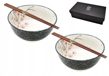 Komplet 2 misek z pałeczkami - Ramen Maple Leaf 750 ml BOX - EDO