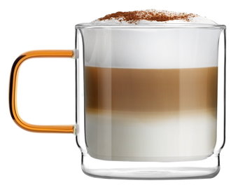 Komplet 2 Szklanek Z Podwójną Ścianką Amber 320 Ml Vialli Design - Vialli Design