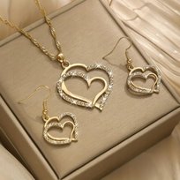 Komplet 3 części Golden Heart Crystal Inna marka