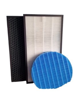 Komplet 3 filtrów do SHARP UA-KIN40E-W H UA-KIN50E-W FA48 - ZEYXO