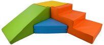komplet 4 dużych klocków piankowych do zabawy,żłobków,przedszkoli, dziecko (żółty, zielony, niebieski, pomarańcz)