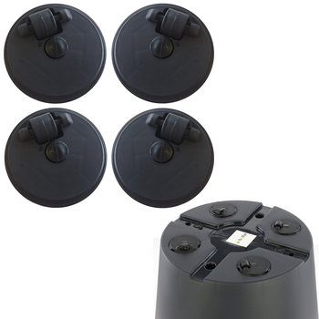 Komplet 4 kółek do donic doniczek DLOF600 i podstaw jezdnych Prosperplast - Botle