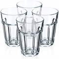 Komplet 4 Szklanek 370ml Szklanki Do Napojów Wody&nbsp;-&nbsp;KADAX