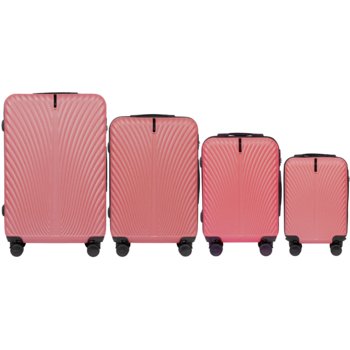 Komplet 4 WALIZEK Wings SWAN DIRTY PINK - Wings