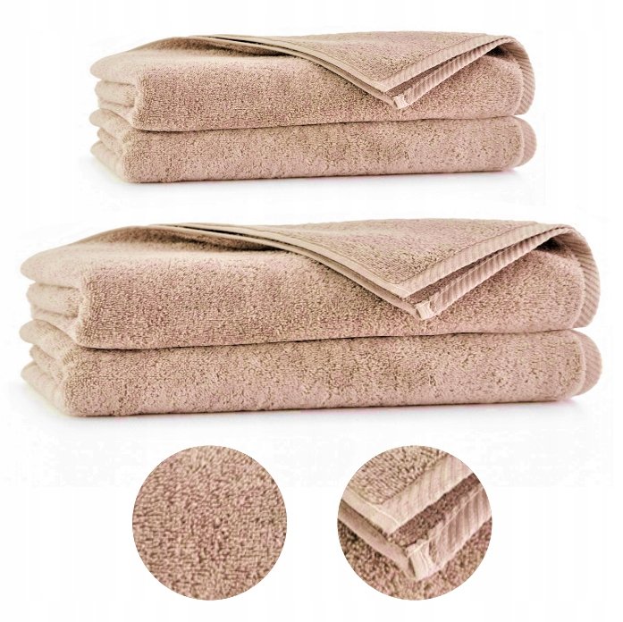 Komplet 4x R czniki 50x100 70x140 Frotte Bawe na K pielowe azienkowe komplet-4x-r-czniki-50x100-70x140-frotte-bawe-na-k-pielowe-azienkowe