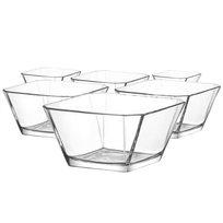 Komplet 6 salaterek, miseczek szklanych Karen 300 ml 10,6 cm LAV