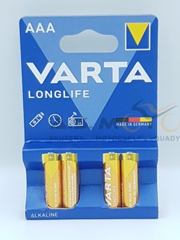 Komplet Baterii Varta Longlife Aaa 4 Sztuki - Varta