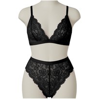 Komplet Bielizny J Bielizna Koronka Stanik Majtki Kolor Czarny