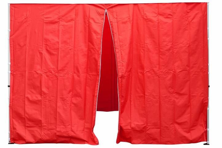 Zdjęcia - Namiot Garthen Komplet dwóch ścian do pawilonu PROFI 3 x 3 m - czerwony 