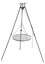 Komplet grill ogrodowy lato 60 cm z rusztem i paleniskiem