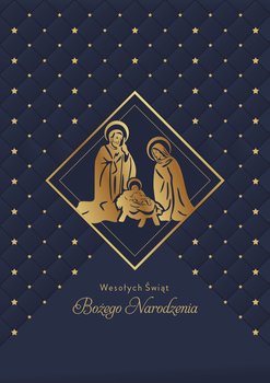 Komplet Karnetów Boże Narodzenie 5 szt, Złote obrazki, Art Nuvo - Art Nuvo