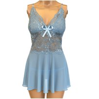 Komplet Koronkowa Bielizna Damska Koszulka Koronka Stringi